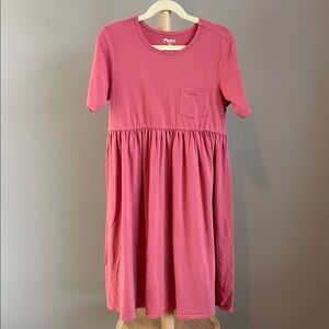 RAGS Girls Pink Short Sleeve Pocket Dress 11/12
